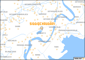 map of Siddīq Chaudari