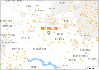 map of Sideburn