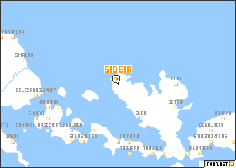 map of Sideia