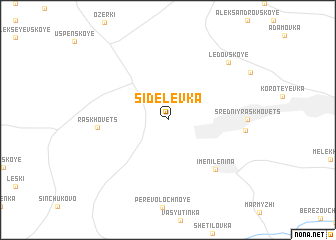 map of Sidelevka