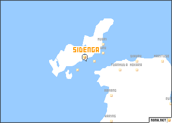 map of Sidenga