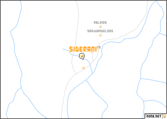 map of Siderani