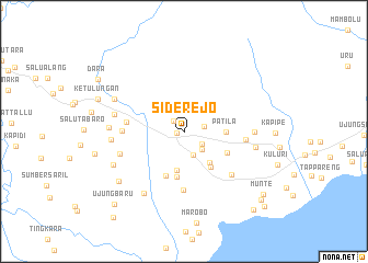 map of Siderejo