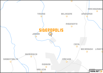 map of Siderópolis