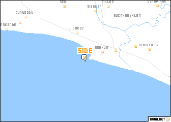 map of Side