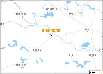 map of Sidhagar