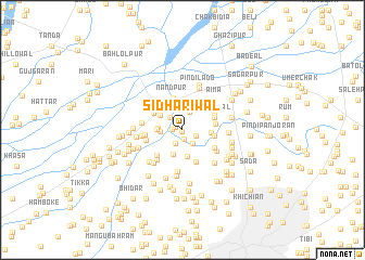 map of Sidhārīwāl