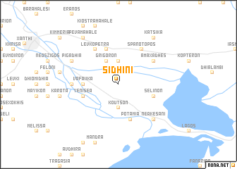 map of Sidhiní