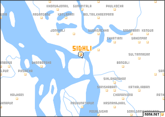 map of Sidhli