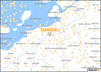 map of Sidhuwāli