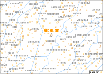 map of Sidhwān