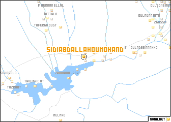 map of Sidi Abdallah Ou Mohand