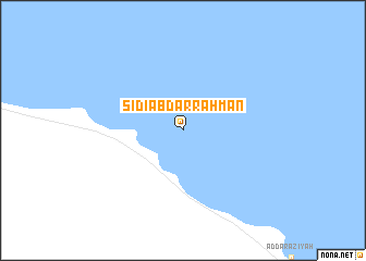 map of Sīdī ‘Abd ar Raḩmān