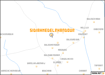 map of Sidi Ahmed el Rhandour