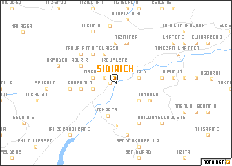 map of Sidi Aïch