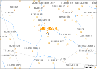 map of Sidi Aïssa