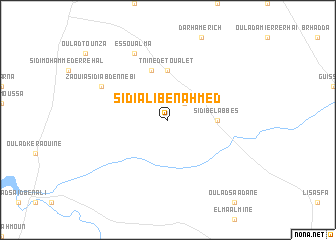 map of Sidi Ali Ben Ahmed