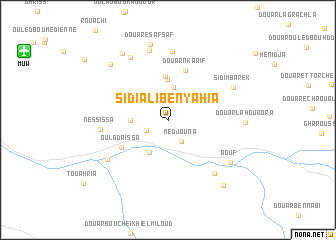 map of Sidi Ali Ben Yahia