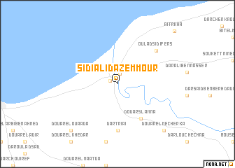 map of Sidi Ali dʼAzemmour