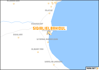 map of Sidi Ali el Bahioul