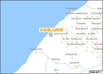 map of Sidi Ali Jama