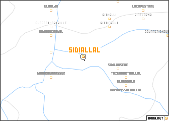 map of Sidi Allal