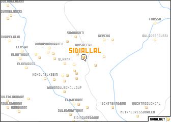 map of Sidi Allal