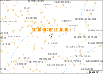 map of Sidi Amar bel Djilali