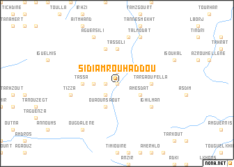 map of Sidi Amr Ou Haddou