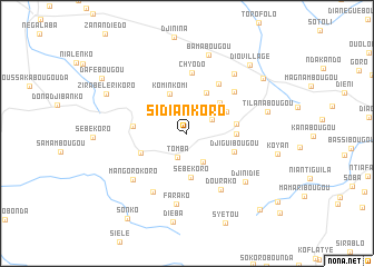 map of Sidiankoro