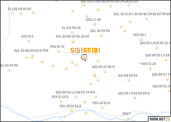 map of Sidi Aribi