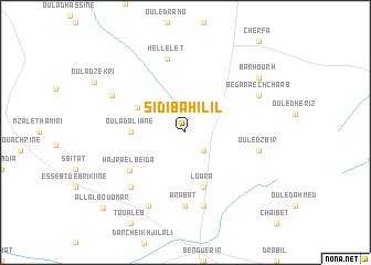 map of Sidi Bahilil