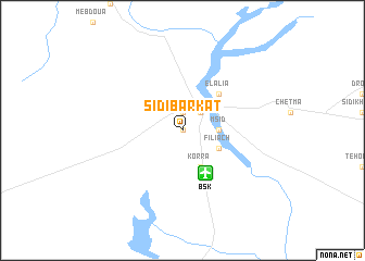 map of Sidi Barkat