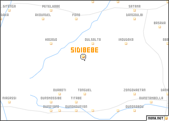 map of Sidibèbè