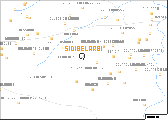 map of Sidi Bel Arbi