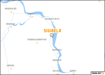 map of Sidibéla