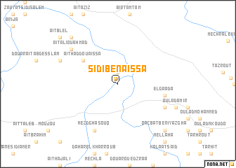 map of Sidi Ben Aïssa