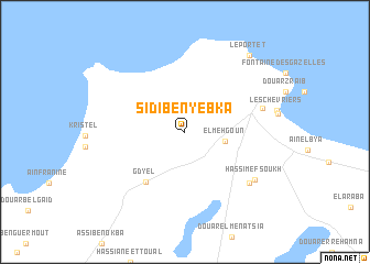 map of Sidi Benyebka