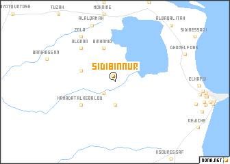 map of Sīdī Bin Nūr