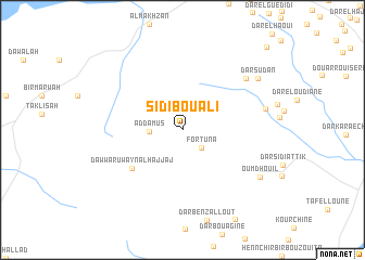 map of Sidi Bou Ali