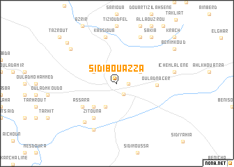 map of Sidi Bouazza