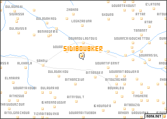 map of Sidi Boubker