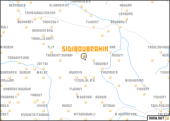 map of Sidi bou Brahim