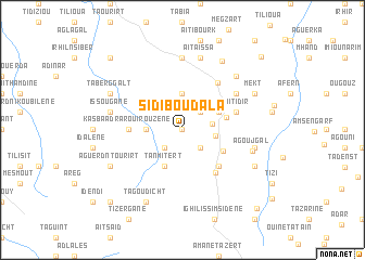 map of Sidi Bou Dala