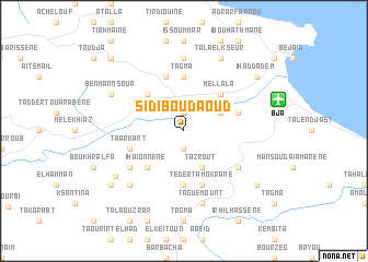 map of Sidi Bou Daoud
