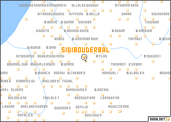 map of Sidi Bouderbal