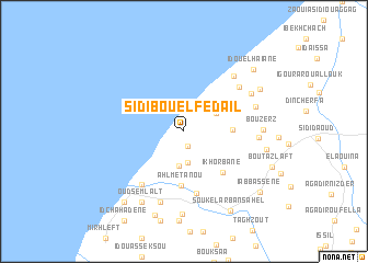 map of Sidi Boû el Fedâïl