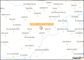 map of Sidi Bou Hamada