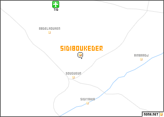 map of Sidi Bou Keder
