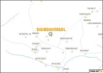 map of Sidi Bou Knadel